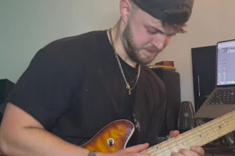 write and record professional electric or acoustic guitar for your song