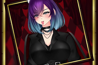 vtuber model, live2d model, vtuber design, vtuber character, pngtuber, rig