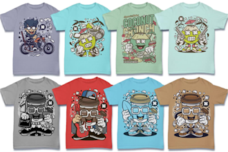 do bulk tshirt design for print on demand