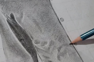 draw a realistic pencil or charcoal portrait from your photo