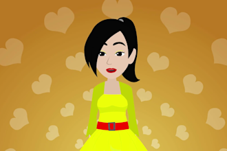 create 2d animated cartoon stories and explain ad  animation