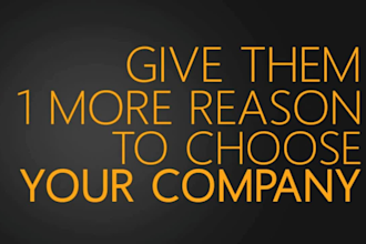 make a motion KINETIC typography video for your website, product or services