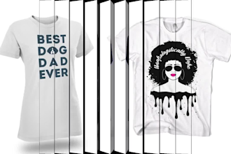 do tshirt and merchandise design within 24 hours