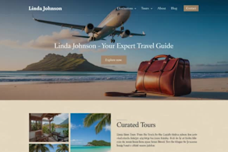 create a stunning tourism or travel website that drives bookings