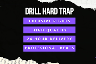 produce a professional exclusive custom beat for your song