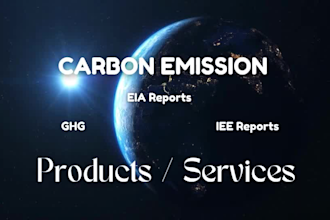 calculate carbon footprint for your product and services