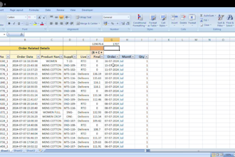 format your data and create pivot tables, reports