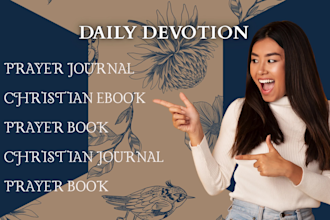 edit format reflect daily devotion, design prayer journal, christian ebook