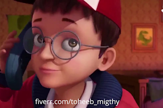 3d animation,  3d animation video, 3d  character design, 3d cartoon music video