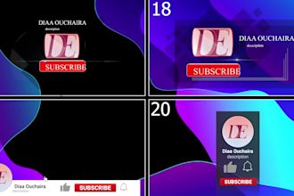 make awesome 3d youtube subscribe animation