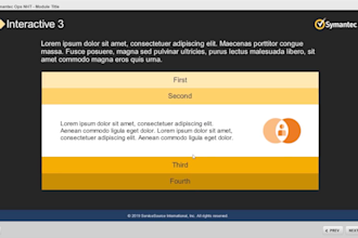 produce an elearning course using articulate storyline