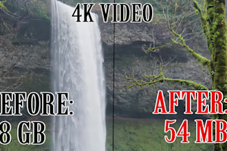 do any video conversion and compression mp4, avi, mov, wmv and else