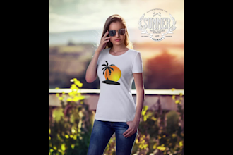 put your design on tshirt mock up apparel clothing line