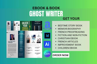 fiction ghost write self help ebook memoir kdp ghost write biography