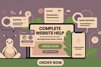 fix website issues, speed up loading and connect domain dns