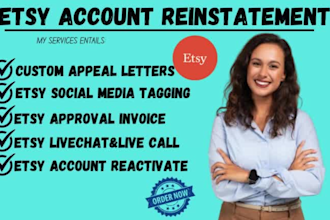 reinstate permanently suspended etsy account etsy appeal letter