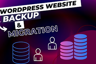backup and migrate wordpress website and upload to new host