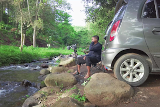 record nature sounds for meditation in indonesia