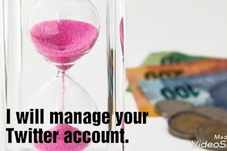 create and manage your twitter account