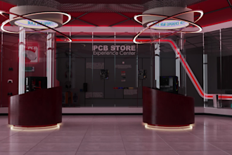 create architectural short reels with lighting animation
