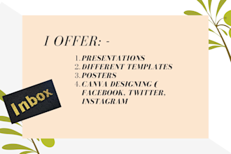 design any templets and document in canvas
