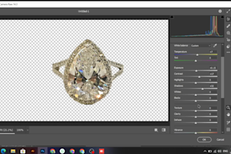 do jewelry retouching and jewelry product photoshop editing