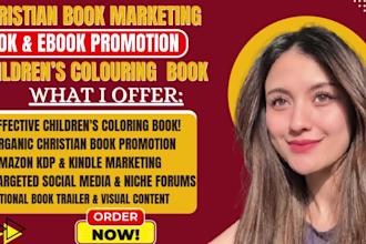 do effective christian book marketing children coloring book ebook promotion