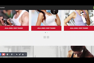 build fitness trainer website, excercise, yoga, workout, coach and gym website