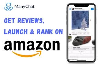 design manychat bot for amazon fba product launch and ranking