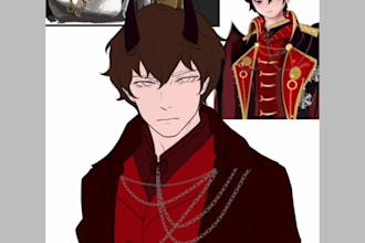 draw digital art commissions in semi realistic manhwa or anime styles