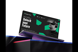 create a custom tech logo with a brand idenity