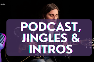 produce a studio quality podcast jingle or theme song