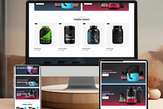 design private label nutraceutical health supplement website shopify store
