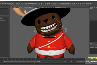rig your 3d character in maya