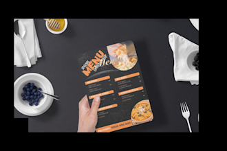 do creative restaurant, food menu and print menu price list