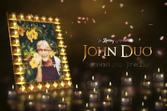 do professional slideshows design for funerals birthdays weddings and graduation