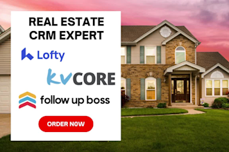 set up and automate follow up boss kvcore lofty crm rei reply for real estate