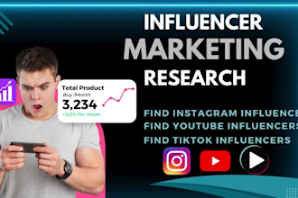 find best instagram, youtube, tiktok influencers list for influencer marketing