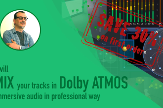 mix your song in dolby atmos spatial audio in professional way