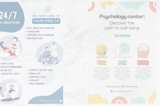 design minimalist flyers, brochures, invitations, business card and stationary
