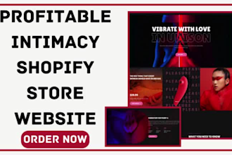 design adult sex toys lingerie vibrator underwear bikini shopify store website