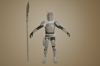 design custom 3d cosplay armor, props, and costumes for 3d printing