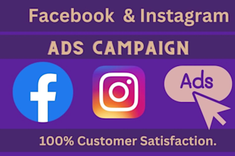 be your facebook meta ads expert, fb ads campaign manager, fb advertising