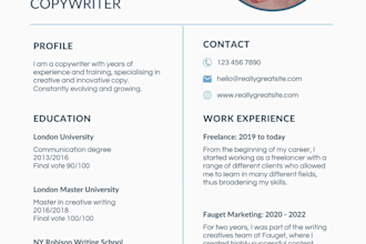 your resume, cover letter, and linkedin