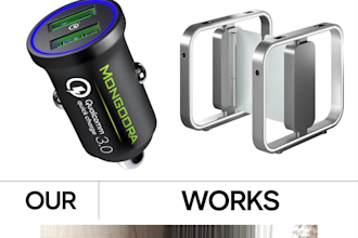 do 3d model and rendering product design