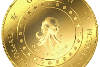 design a custom golden nft coin with any shape, texture, and spinning animation