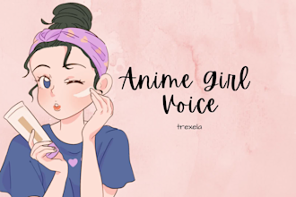 be the female voice actor to bring your project to life