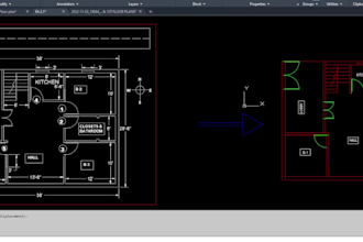 convert pdf, sketch, hand drafting, blueprint to cad drawing