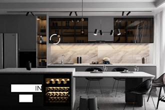 design and render interior, exterior by sketchup