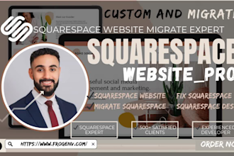 migrate, transfer, move and convert any website to squarespace website migration